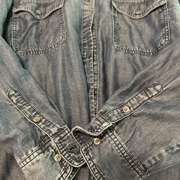 Chico's Indigo Denim Shirt - Picture 4 of 5